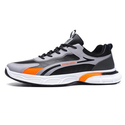 남성용 블랙 가죽 스포츠 신발