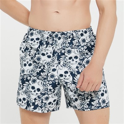 남성 두개골 프린트